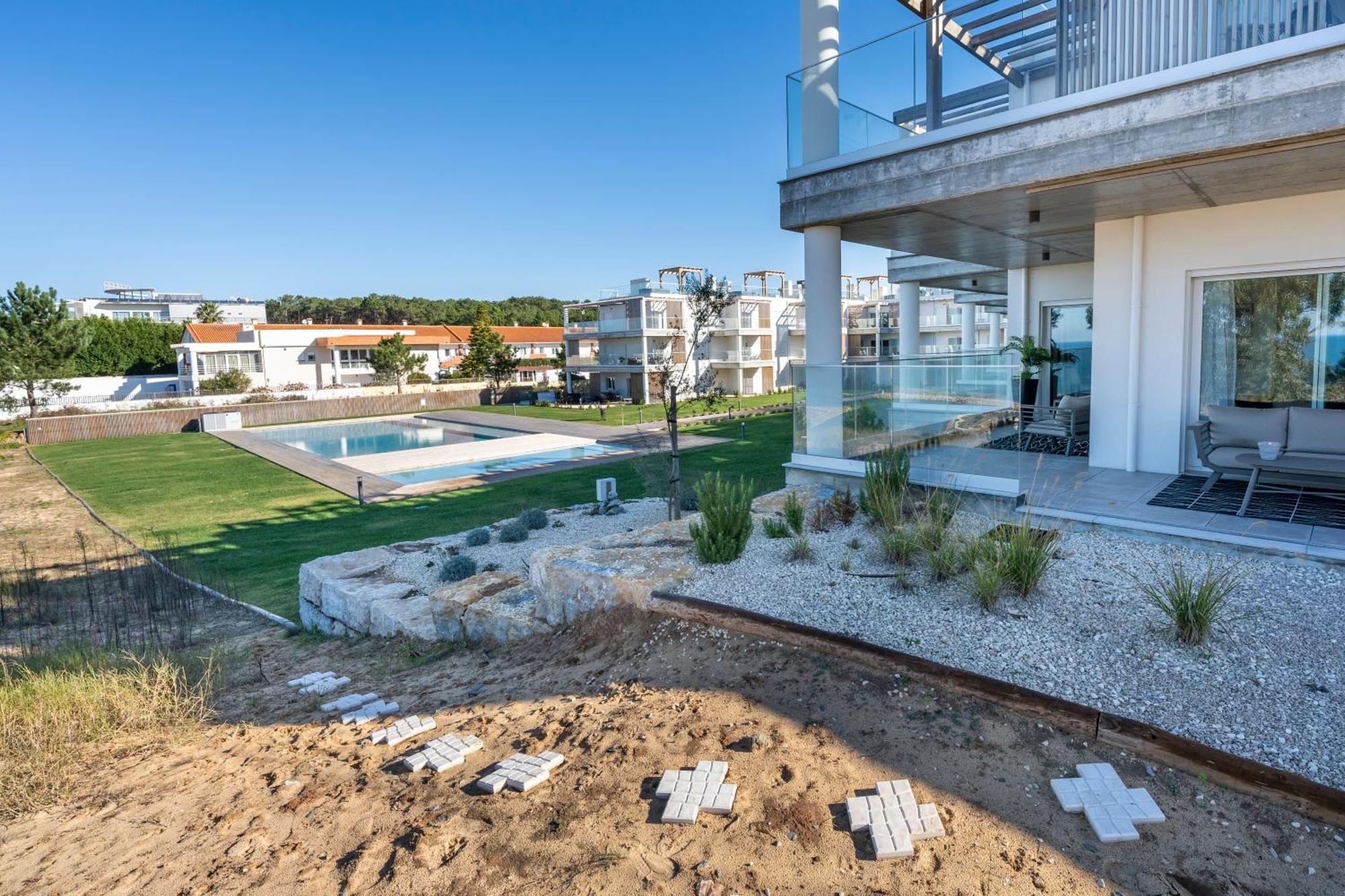 Mar A Vista - Condominium With Pool, Gym And Sea Views Nazaré Værelse billede