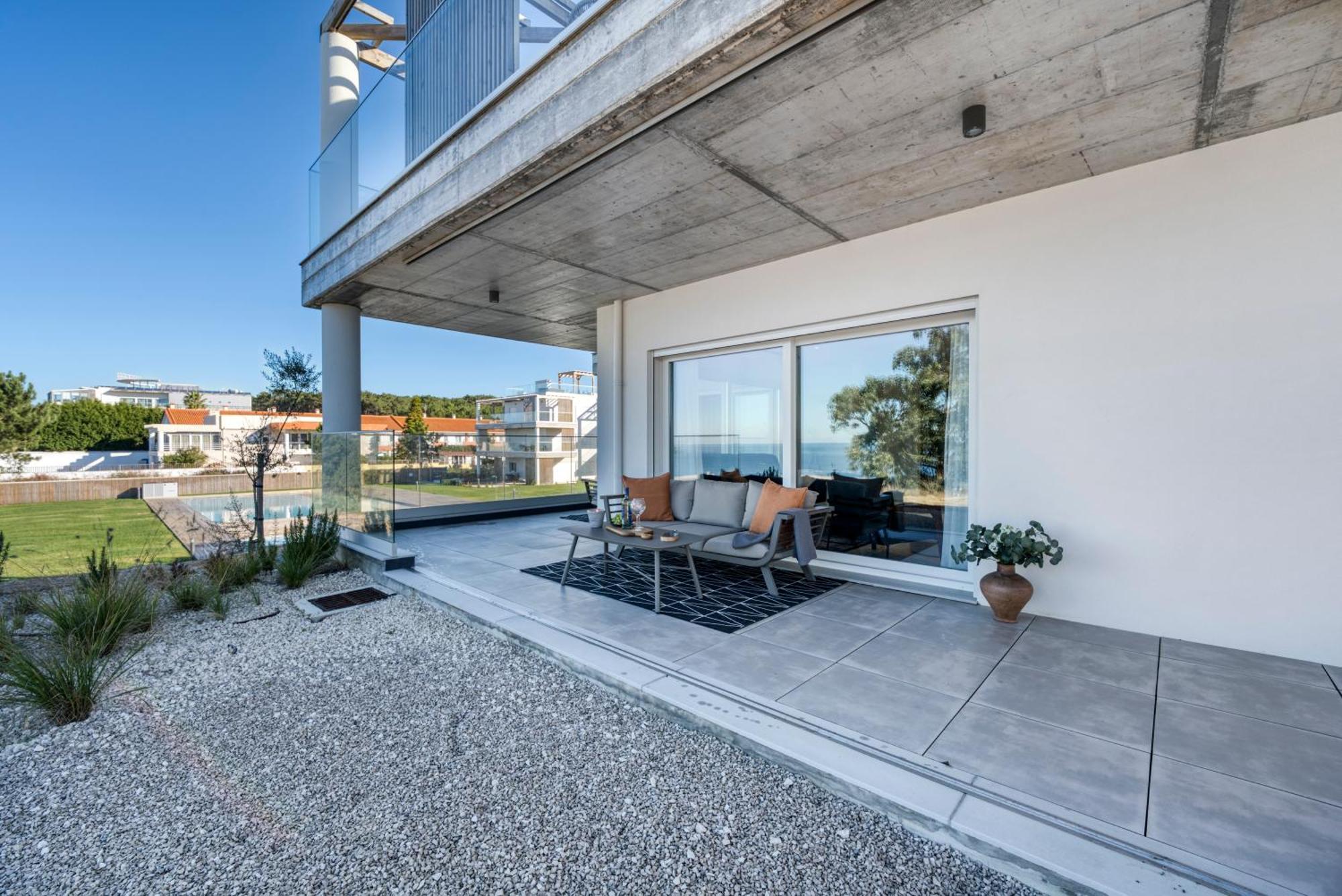 Mar A Vista - Condominium With Pool, Gym And Sea Views Nazaré Værelse billede