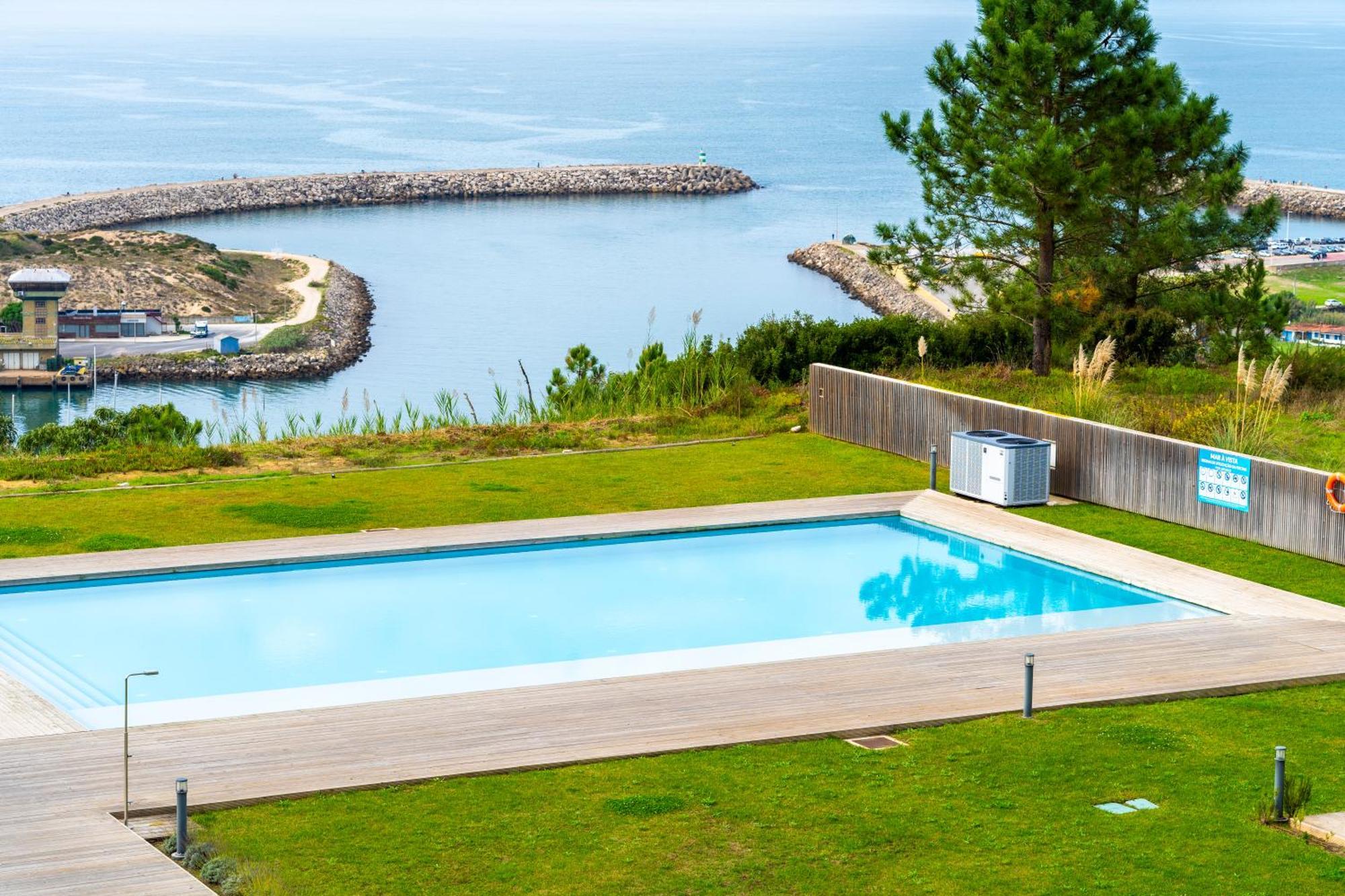 Mar A Vista - Condominium With Pool, Gym And Sea Views Nazaré Værelse billede